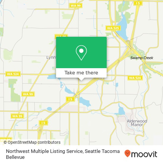 Mapa de Northwest Multiple Listing Service