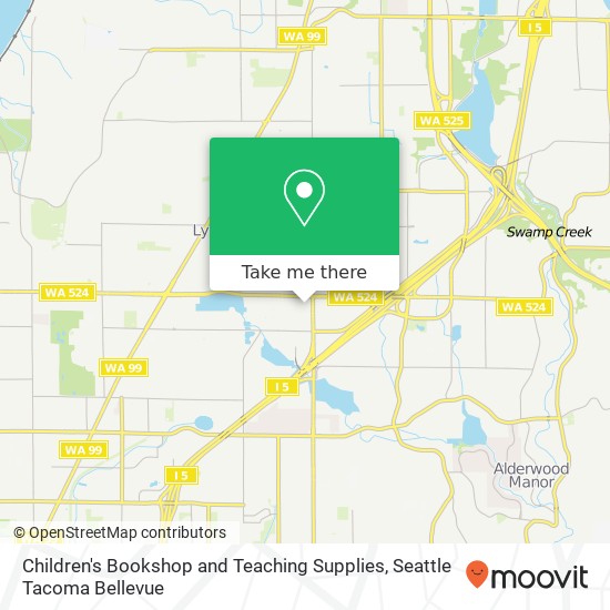 Children's Bookshop and Teaching Supplies map