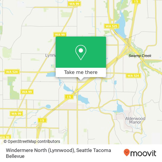 Windermere North (Lynnwood) map