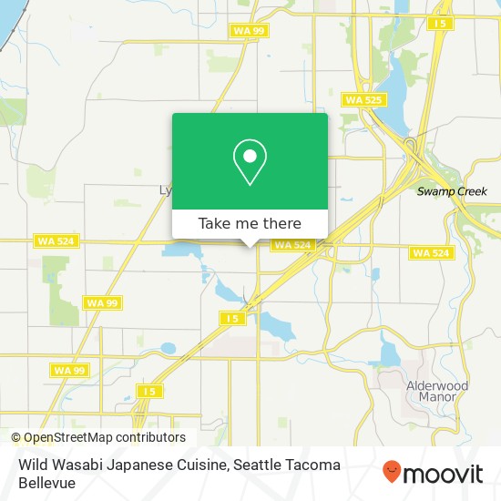 Wild Wasabi Japanese Cuisine map