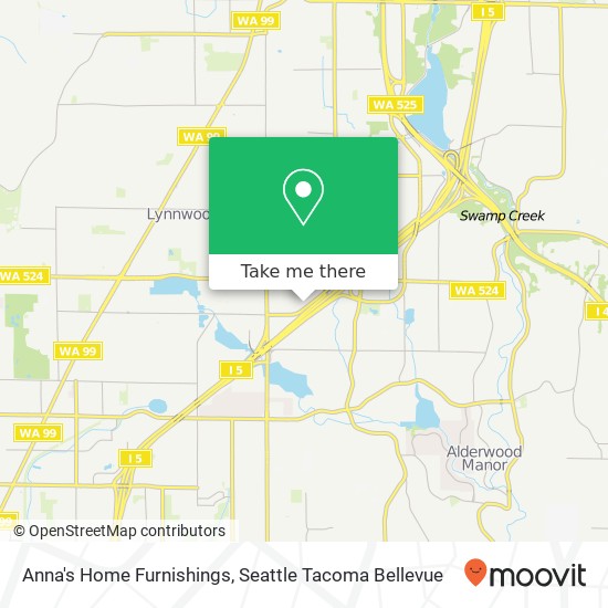 Mapa de Anna's Home Furnishings