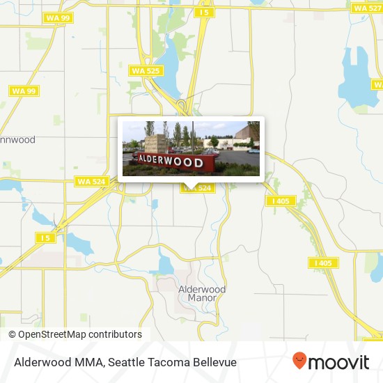 Alderwood MMA map