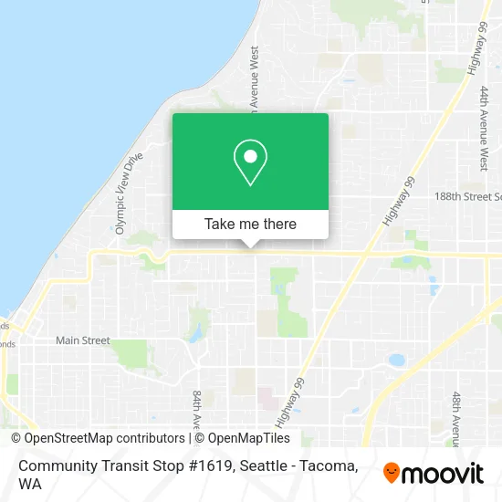 Mapa de Community Transit Stop #1619