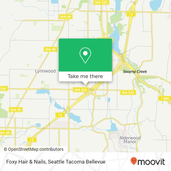 Foxy Hair & Nails map