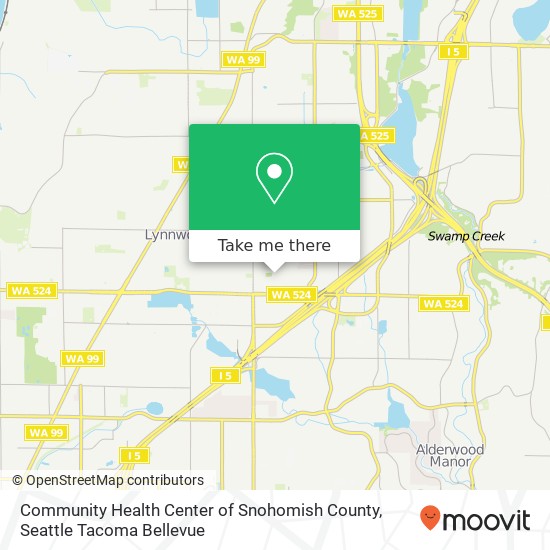 Mapa de Community Health Center of Snohomish County