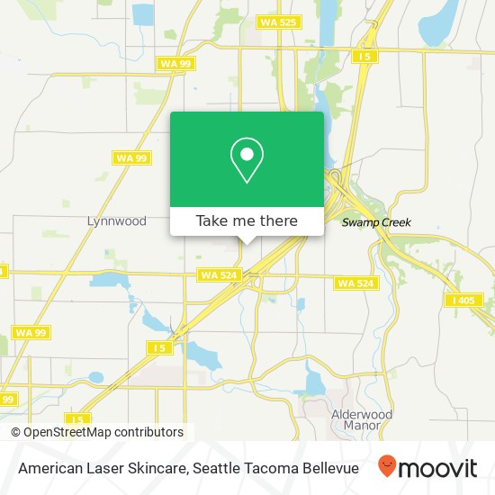 American Laser Skincare map