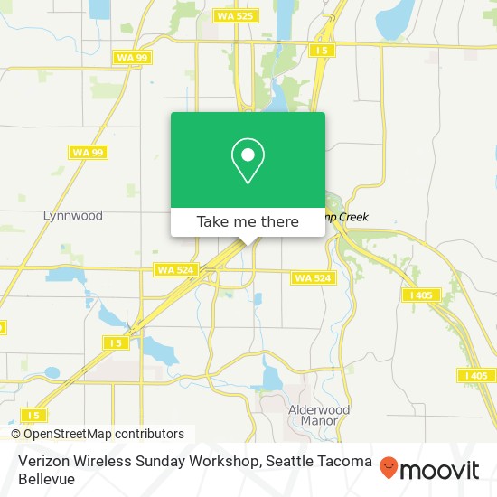 Verizon Wireless Sunday Workshop map