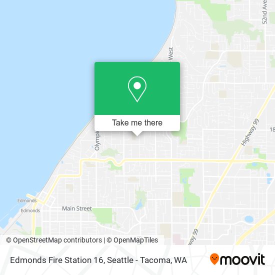 Mapa de Edmonds Fire Station 16