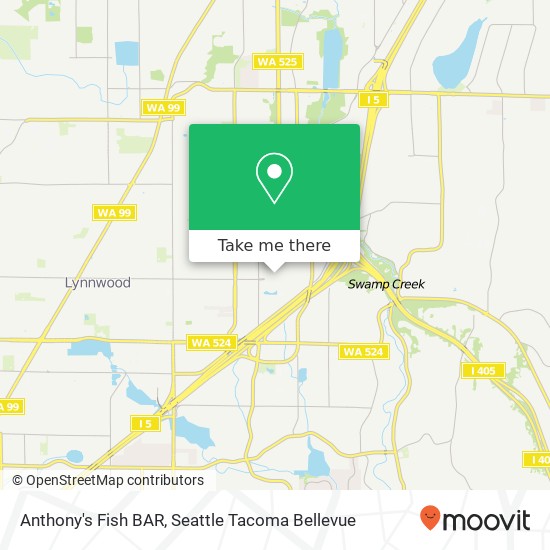 Mapa de Anthony's Fish BAR