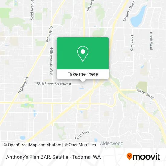 Mapa de Anthony's Fish BAR