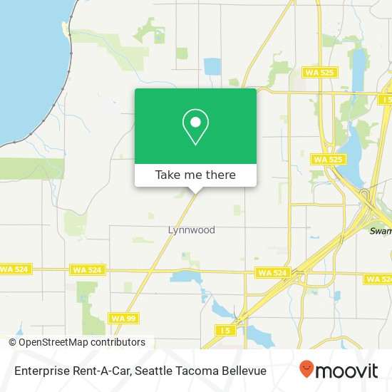 Enterprise Rent-A-Car map