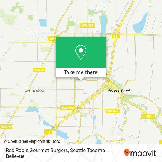 Red Robin Gourmet Burgers map