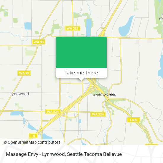 Massage Envy - Lynnwood map