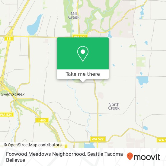 Mapa de Foxwood Meadows Neighborhood