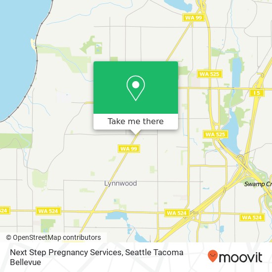 Next Step Pregnancy Services map