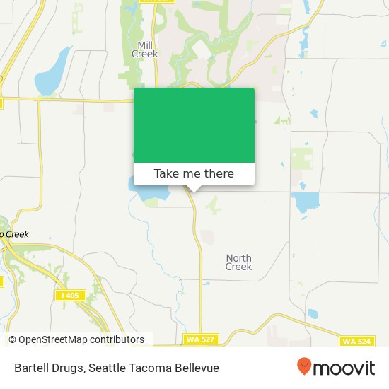 Bartell Drugs map