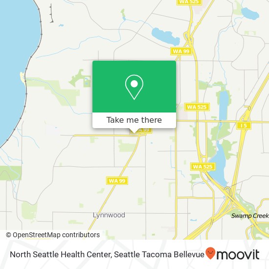 North Seattle Health Center map