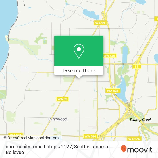 Mapa de community transit stop #1127