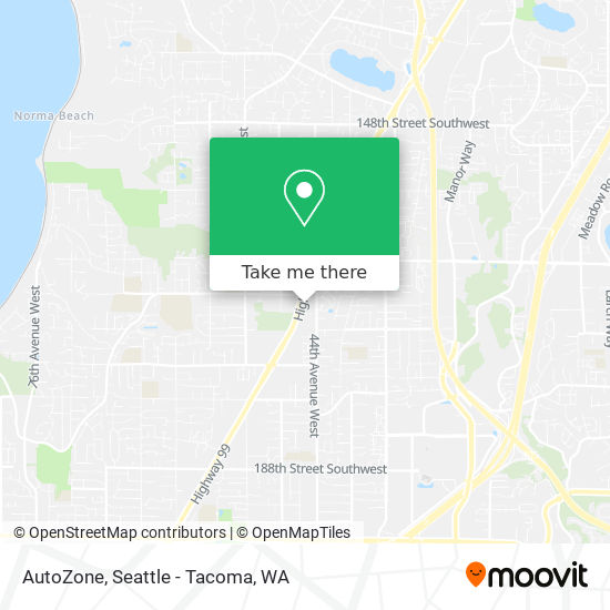 AutoZone map