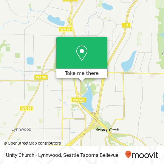 Unity Church - Lynnwood map