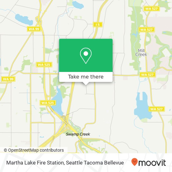 Mapa de Martha Lake Fire Station