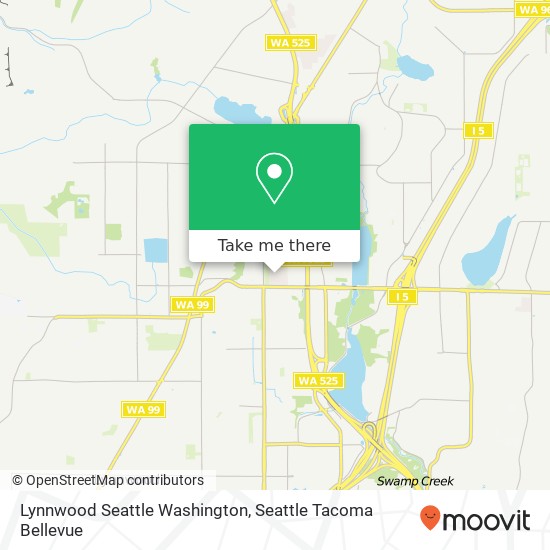 Mapa de Lynnwood Seattle Washington