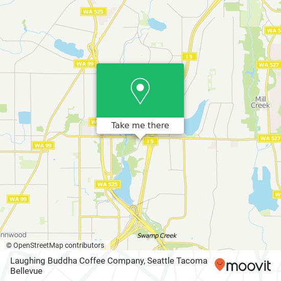 Mapa de Laughing Buddha Coffee Company