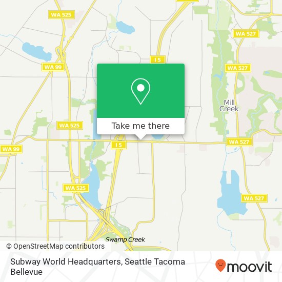 Mapa de Subway World Headquarters