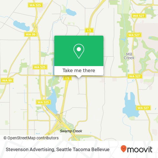 Stevenson Advertising map