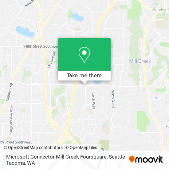 Mapa de Microsoft Connector Mill Creek Foursquare