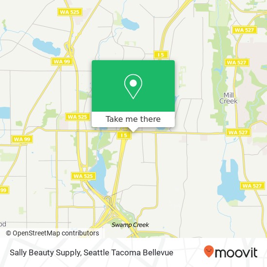 Mapa de Sally Beauty Supply