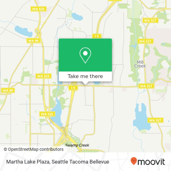 Mapa de Martha Lake Plaza