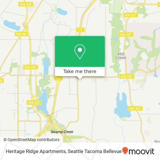 Mapa de Heritage Ridge Apartments