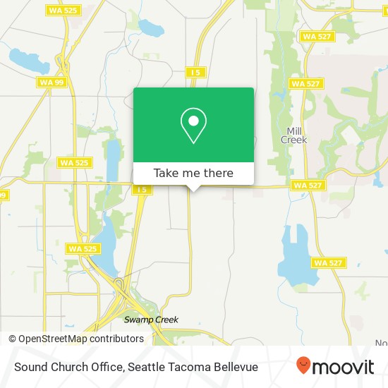 Mapa de Sound Church Office