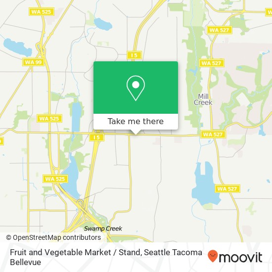 Fruit and Vegetable Market / Stand map