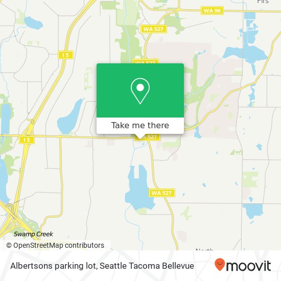 Mapa de Albertsons parking lot
