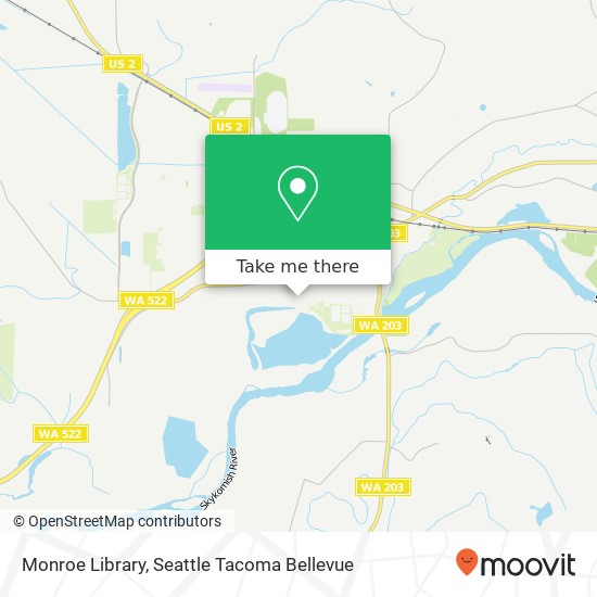 Monroe Library map