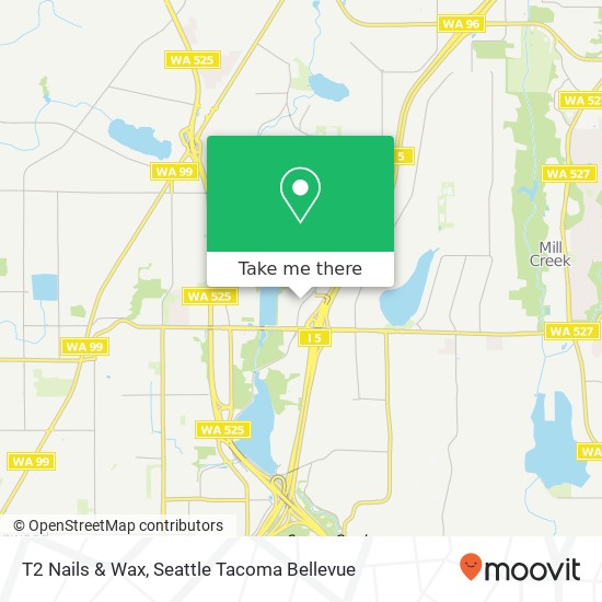 T2 Nails & Wax map