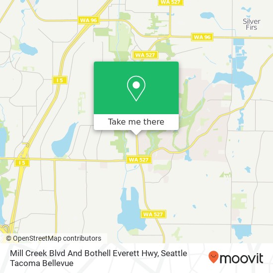 Mill Creek Blvd And Bothell Everett Hwy map