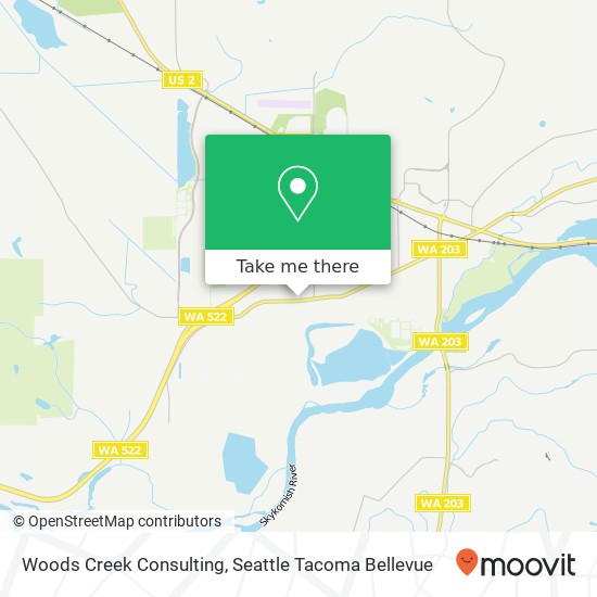 Mapa de Woods Creek Consulting