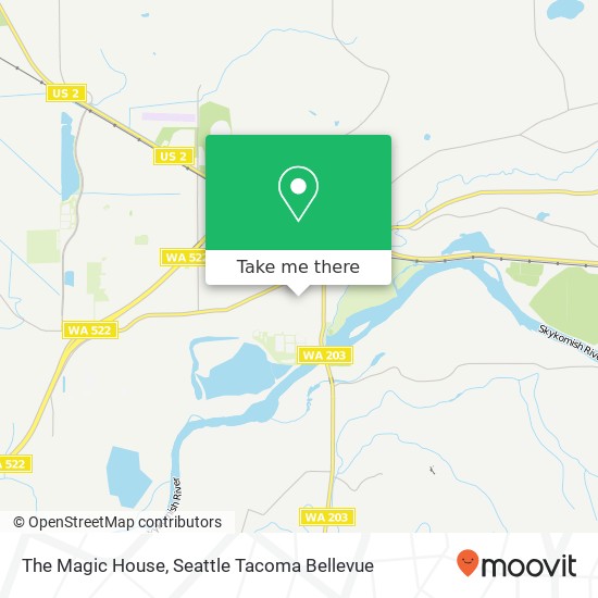 The Magic House map