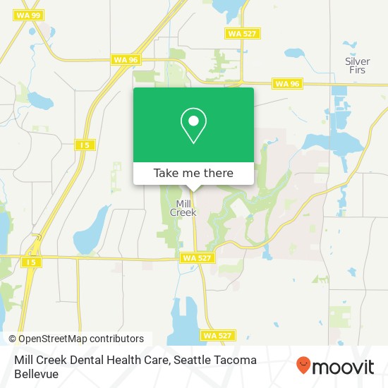Mill Creek Dental Health Care map