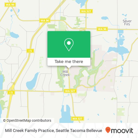 Mapa de Mill Creek Family Practice