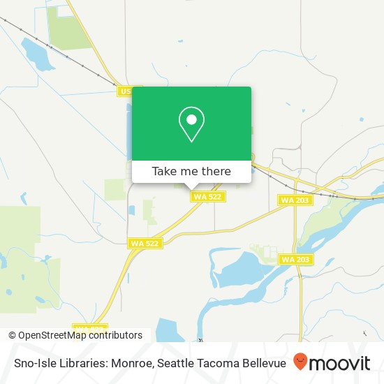 Mapa de Sno-Isle Libraries: Monroe