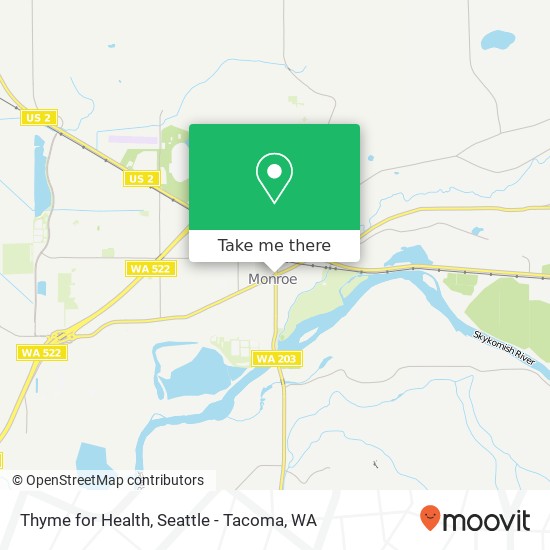 Thyme for Health map