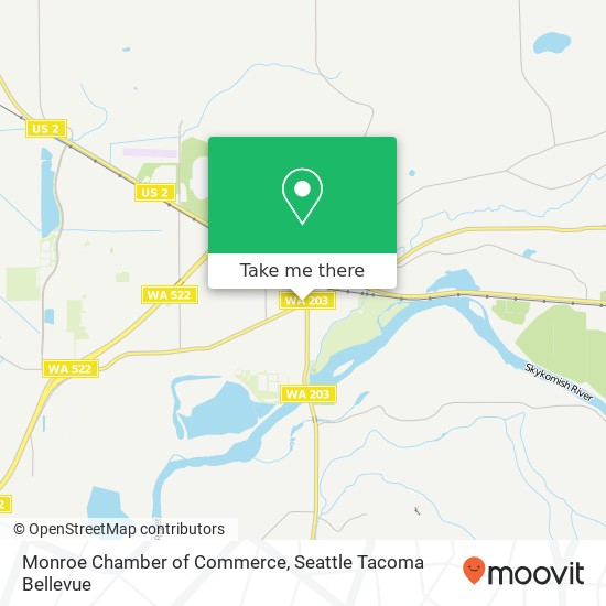 Monroe Chamber of Commerce map