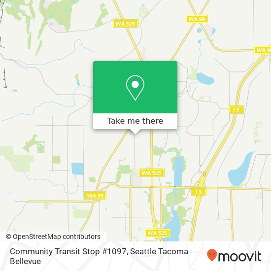 Community Transit Stop #1097 map