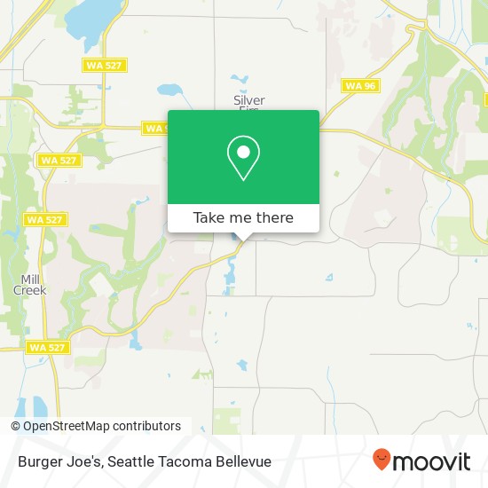 Burger Joe's map