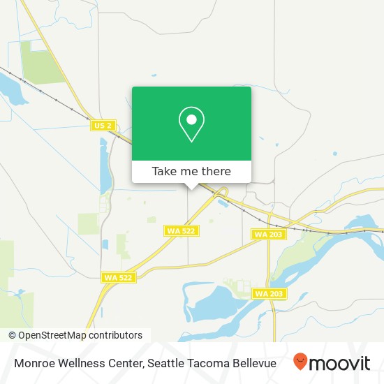 Mapa de Monroe Wellness Center