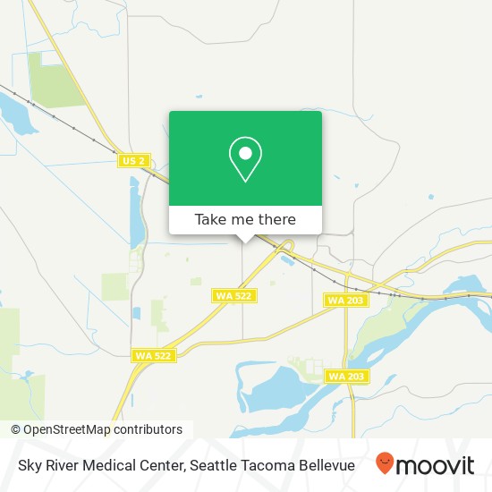 Mapa de Sky River Medical Center